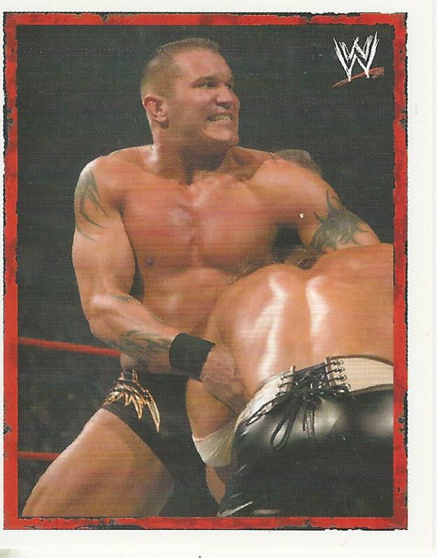 WWE Merlin Heros Stickers 2008 Randy Orton #6