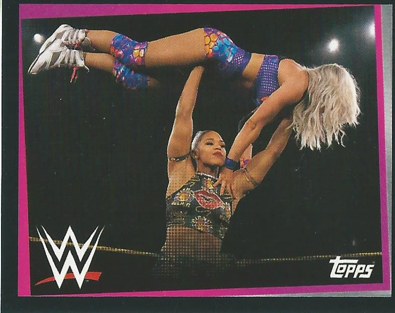 WWE Topps Road to WrestleMania Stickers 2021 Bianca Belair #236