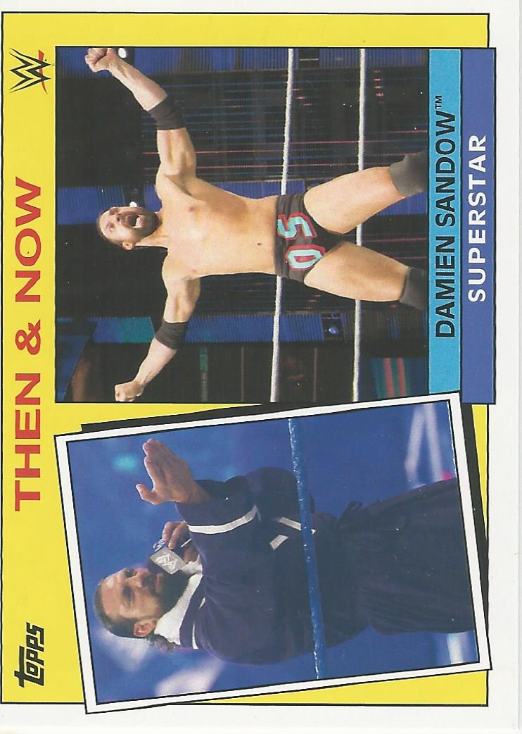 WWE Topps Heritage 2015 Damien Sandow 8 of 30 trading card PW Catalog