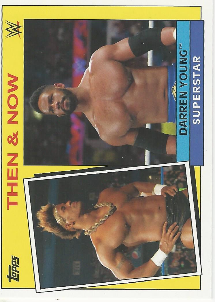 WWE Topps Heritage 2015 Darren Young 9 of 30 trading card PW Catalog