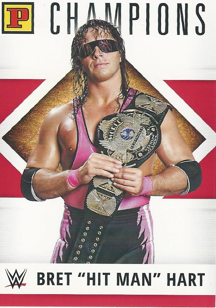 WWE Panini Debut Edition 2022 Bret Hart Red #159