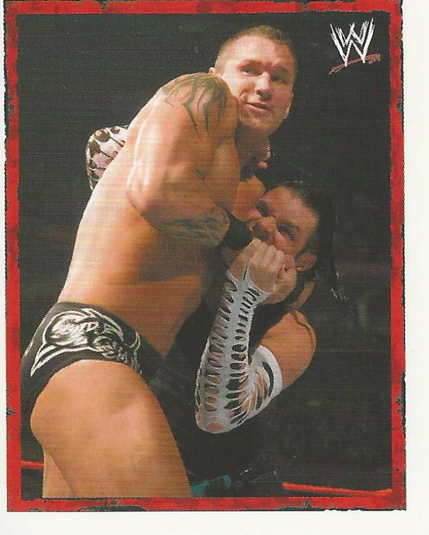 WWE Merlin Heros Stickers 2008 Randy Orton #12