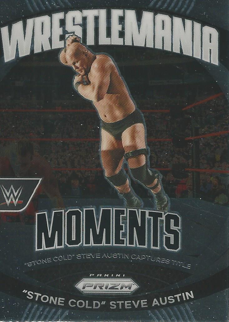 WWE Panini Prizm 2024 Wrestlemania Moments Stone Cold Steve Austin #7