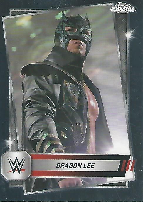 WWE Topps Chrome 2025 Trading Cards Dragon Lee No.23 PW Catalog