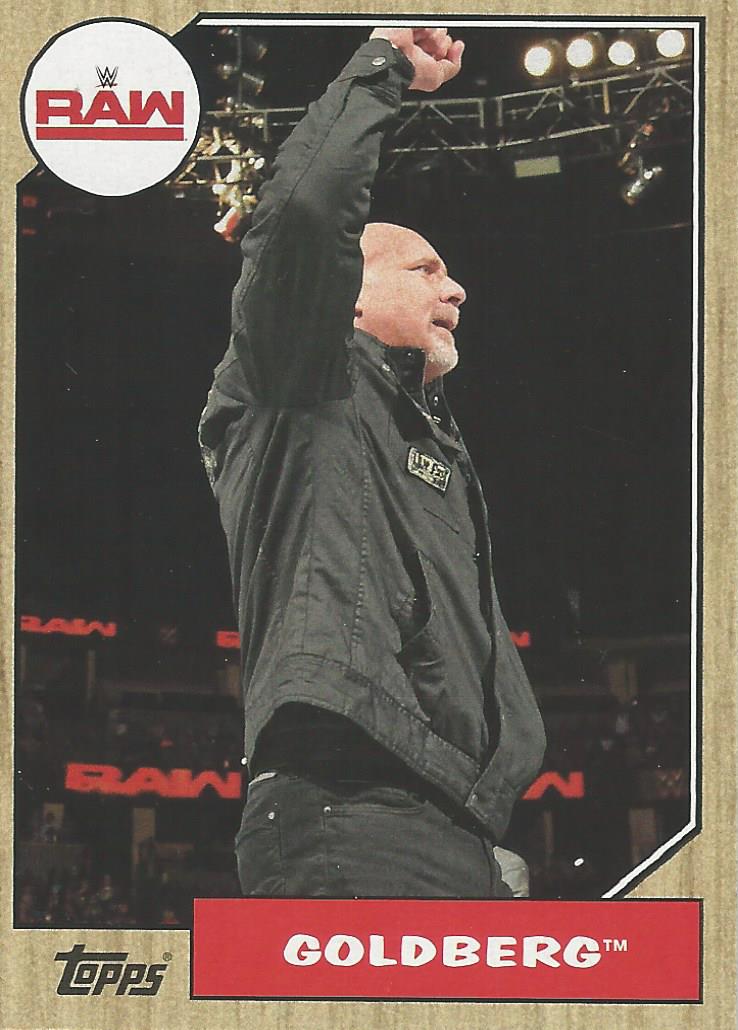 WWE Topps Heritage 2017 Goldberg #23