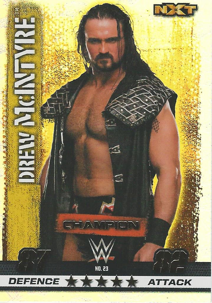 WWE Topps Slam Attax 10th Edition 2017 Champion Drew McIntyre #23