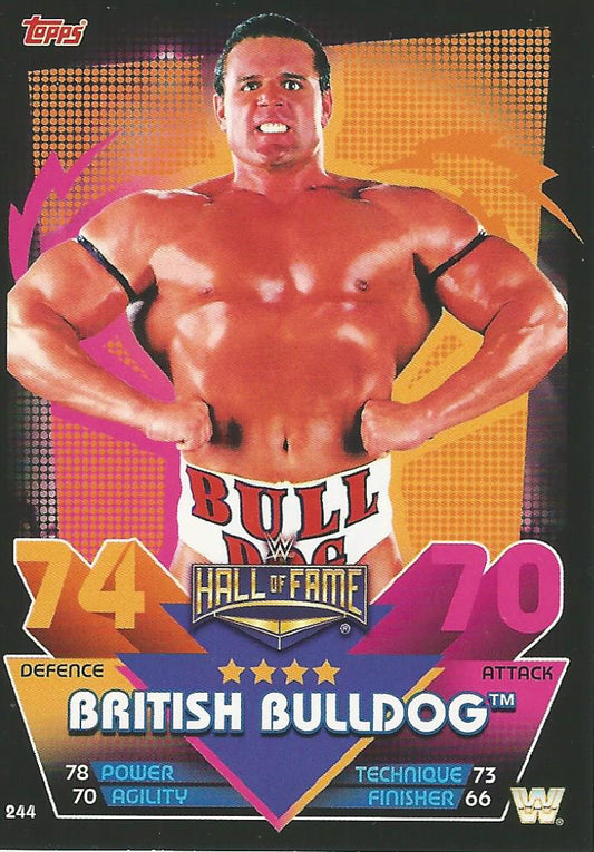 WWE Topps Slam Attax Reloaded 2020 British Bulldog #244