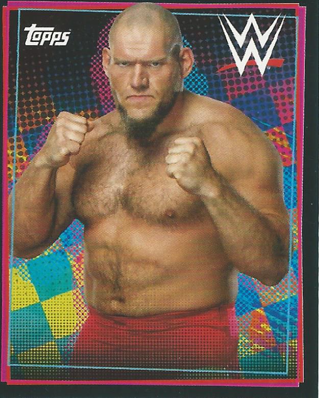 WWE Topps Road to Wrestlemania Stickers 2021 Lars Sullivan #244