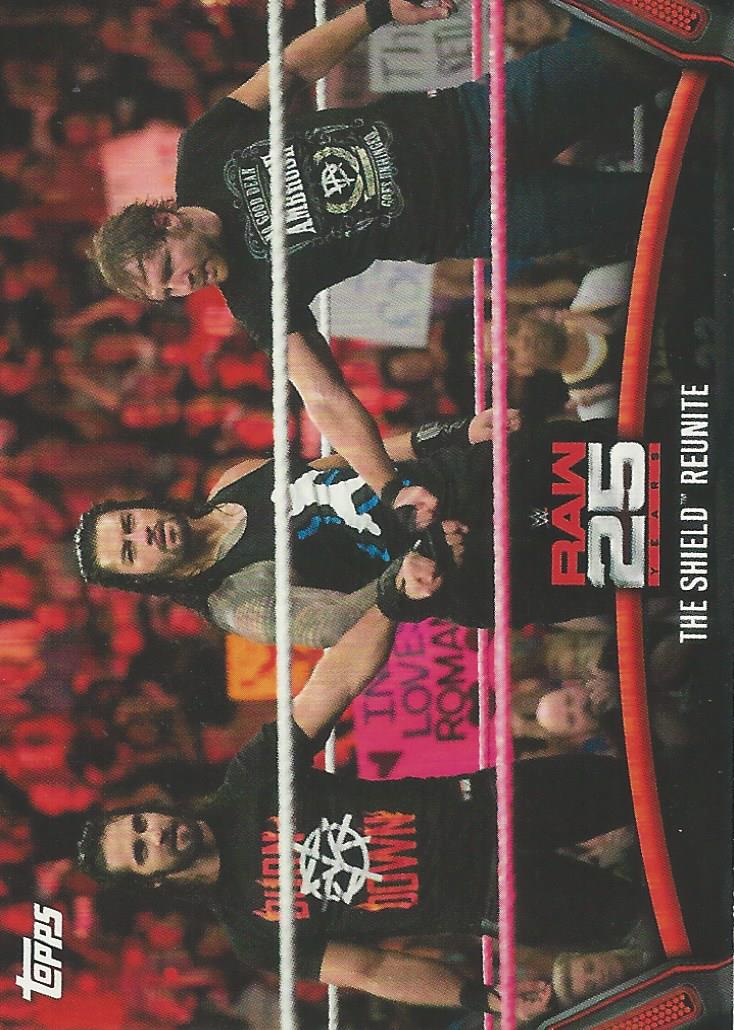 WWE Topps Then Now Forever 2018 The Shield Raw-48 trading card PW Catalog