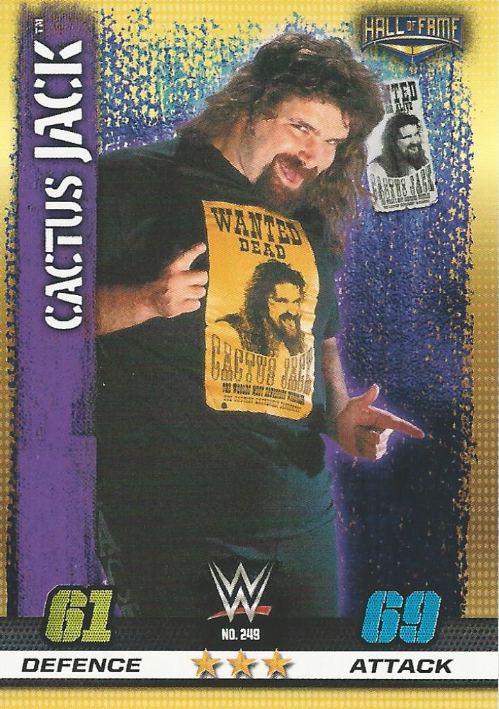 WWE Topps Slam Attax 10th Edition 2017 Cactus Jack #249