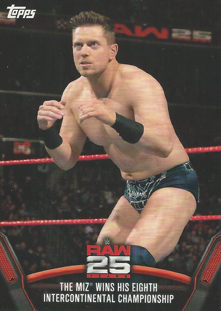 WWE Topps Then Now Forever 2018 The Miz Raw-49 trading card PW Catalog