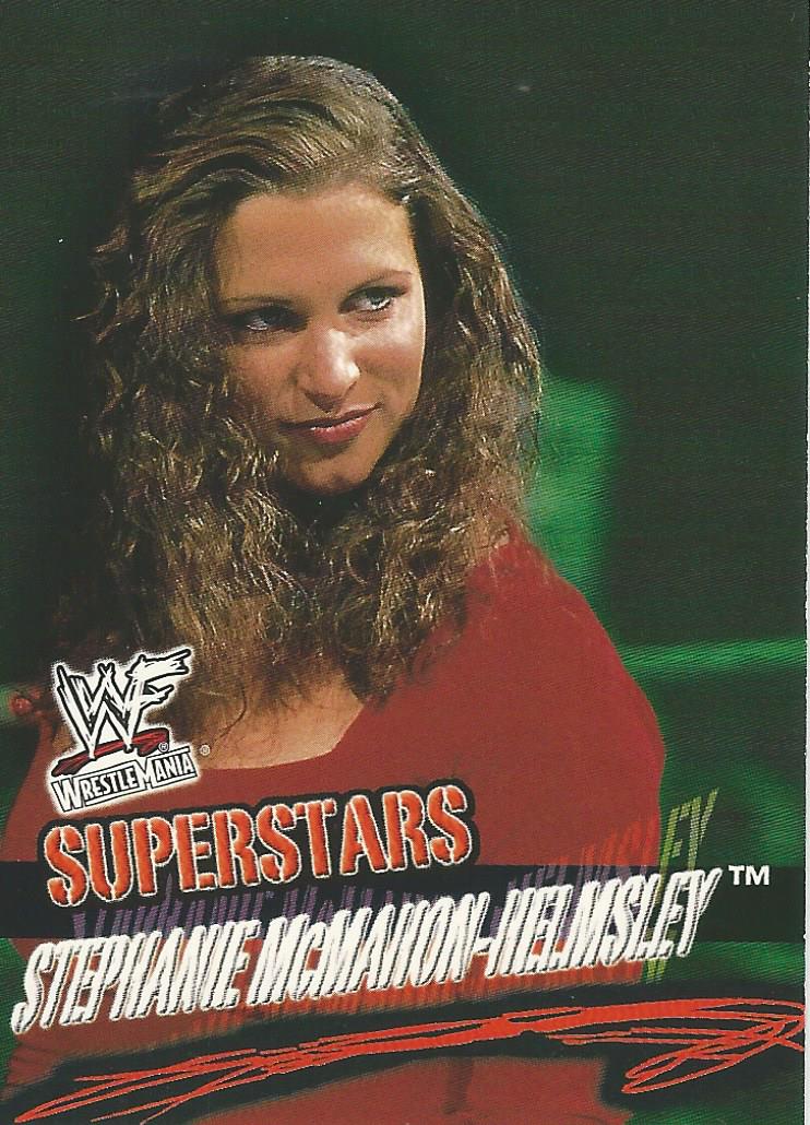 WWF Fleer Wrestlemania 2001 Stephanie McMahon #24