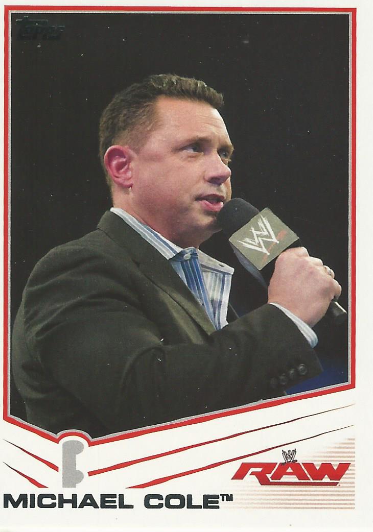 WWE Topps 2013 Michael Cole #24