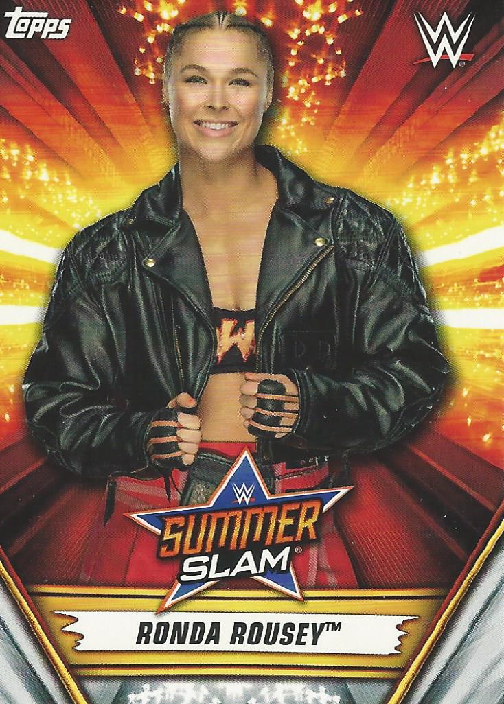 WWE Topps Summerslam 2019 Ronda Rousey #24