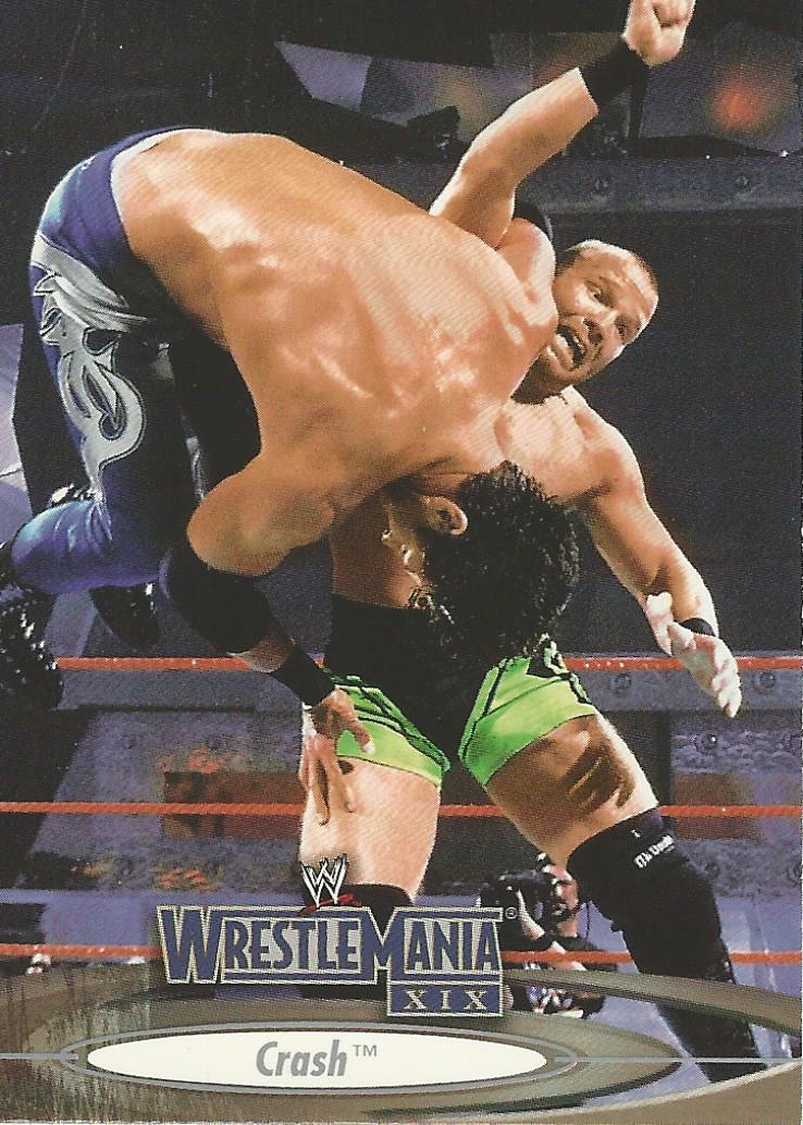WWE Fleer Wrestlemania XIX 2003 Crash Holly #24