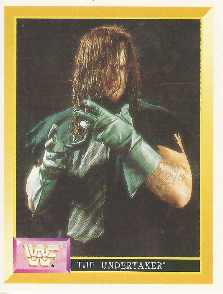 WWF Merlin Sticker 1994 Undertaker #24
