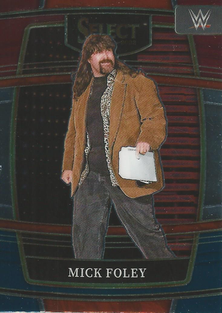 WWE Panini Select 2022 Red/Silver/Blue Mick Foley #24