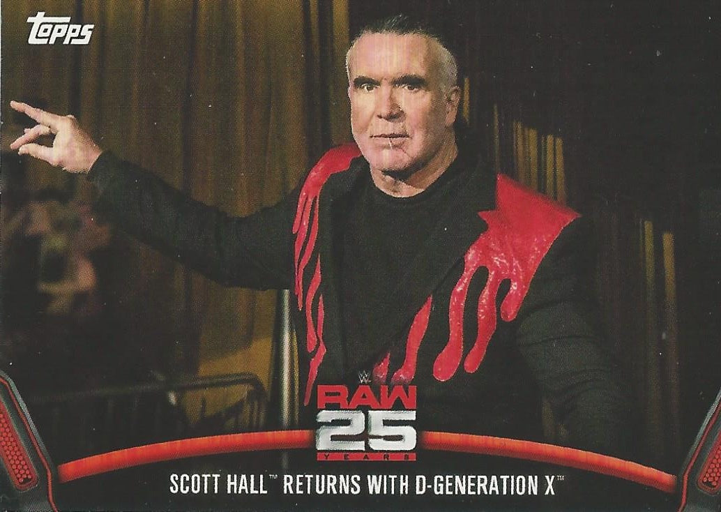 WWE Topps Then Now Forever 2018 Scott Hall Raw-50