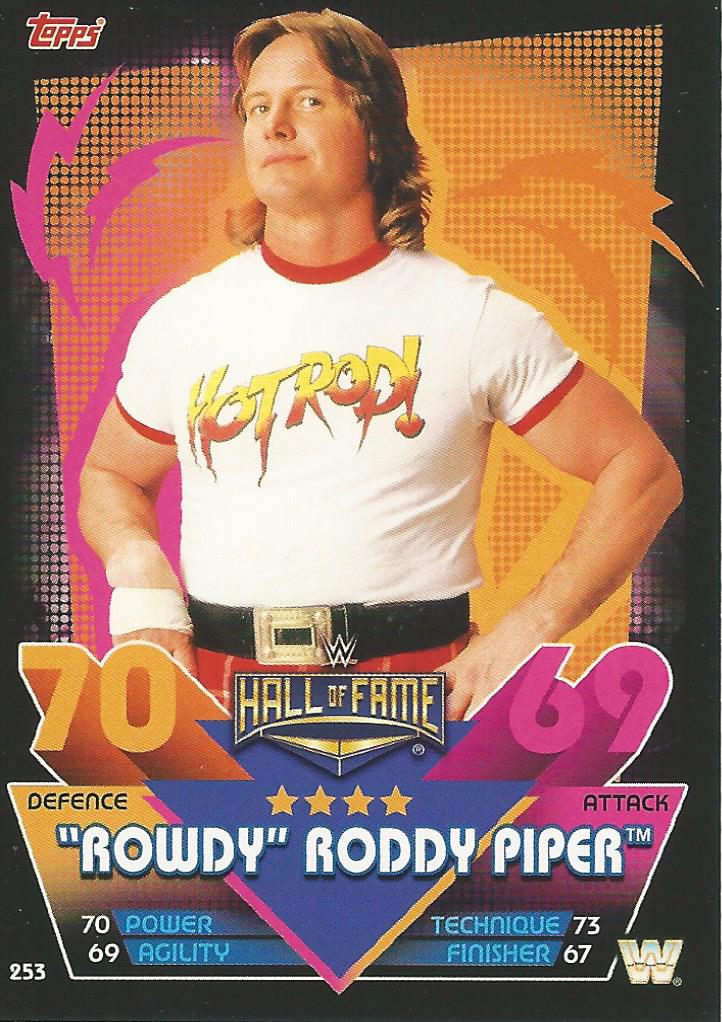 WWE Topps Slam Attax Reloaded 2020 Rowdy Roddy Piper #253