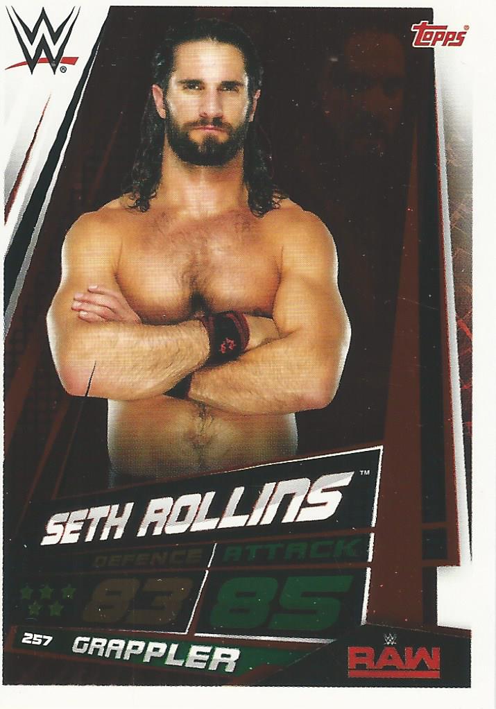 WWE Topps Slam Attax Universe 2019 Seth Rollins #257