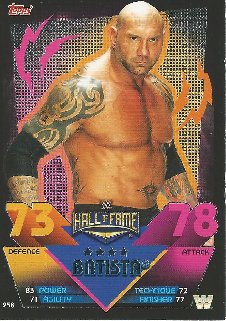 WWE Topps Slam Attax Reloaded 2020 Batista #258