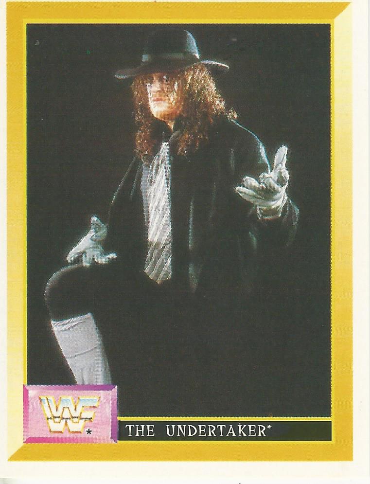 WWF Merlin Sticker 1994 Undertaker #25