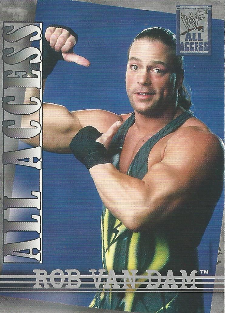 WWF Fleer All Access 2002 Rob Van Dam #25