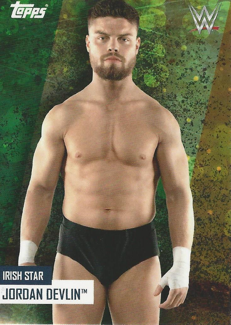 WWE Topps Best of British 2021 Jordan Devlin trading card PW Catalog