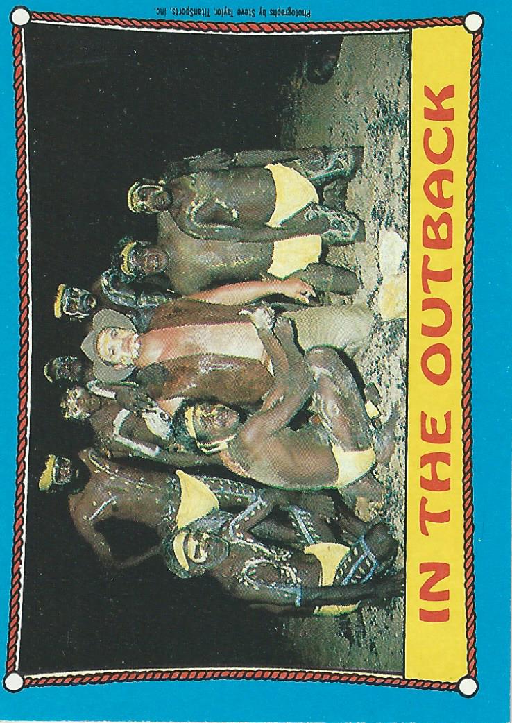 Topps WWF Wrestling Cards 1987 Outback Jack #25