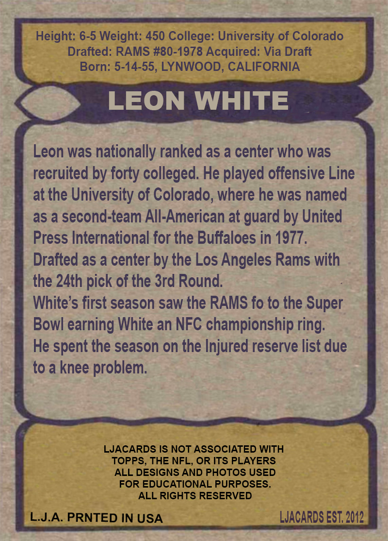 Leon White – Rams