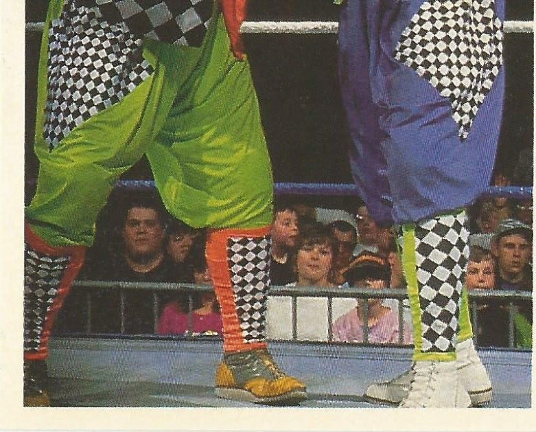 WWF Merlin Stickers 1992 High Energy Owen Hart and Koko B Ware #260