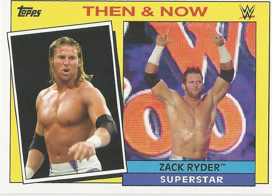 WWE Topps Heritage 2015 Zack Ryder 30 of 30