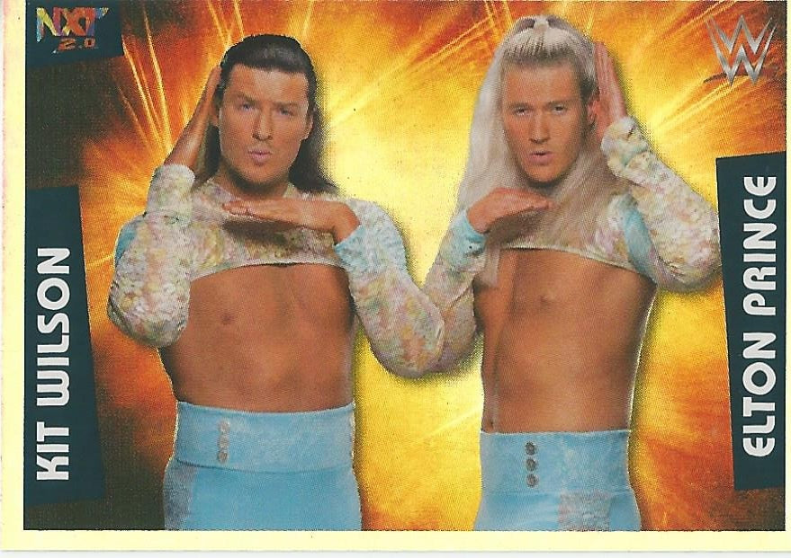 WWE Panini 2022 Sticker Collection Elton Prince and Kit Wilson Foil #265