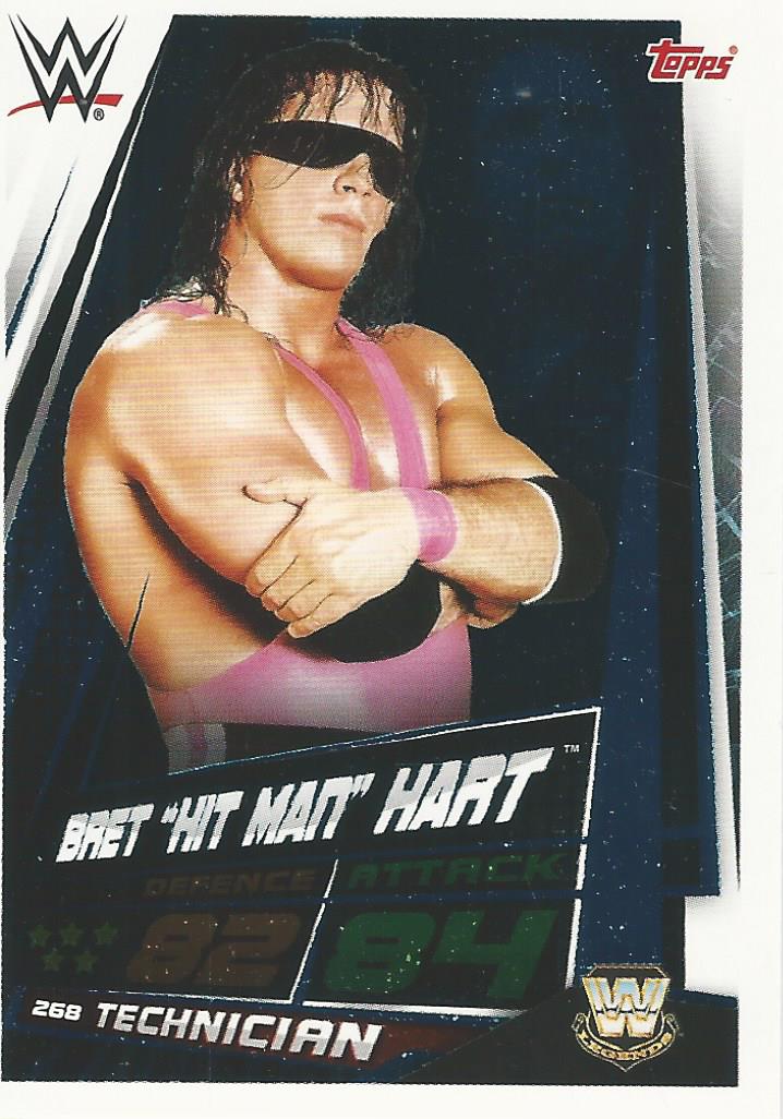 WWE Topps Slam Attax Universe 2019 Bret Hart #268