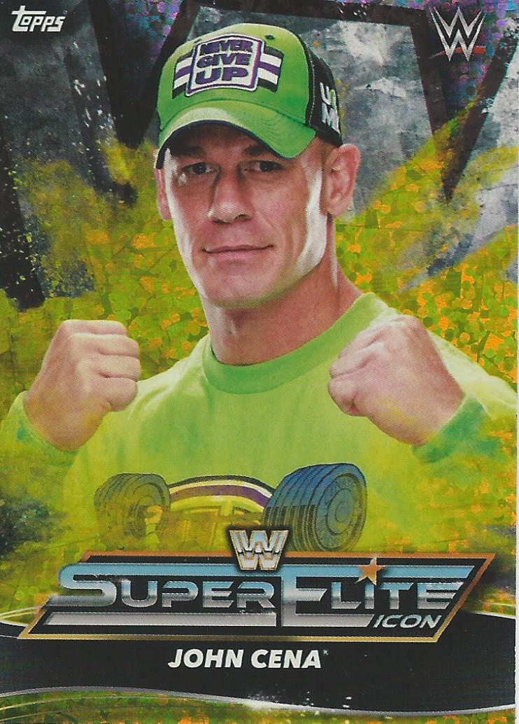 Topps WWE Superstars 2021 John Cena IC4 Yellow trading card PW Catalog