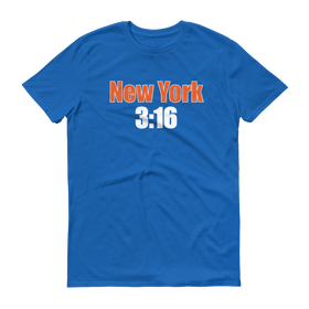 Stone Cold Steve Austin "New York 3:16 (Blue)" T-Shirt