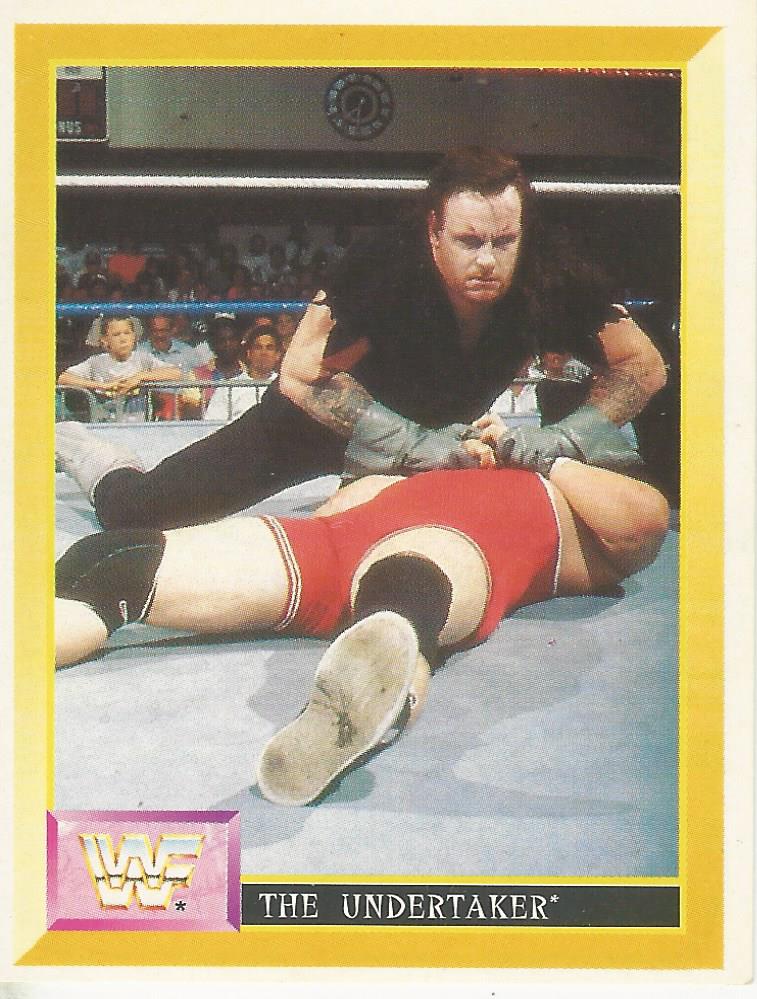 WWF Merlin Sticker 1994 Undertaker #26