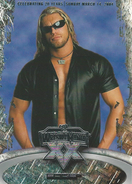 WWE Fleer Wrestlemania XX 2004 Edge #26