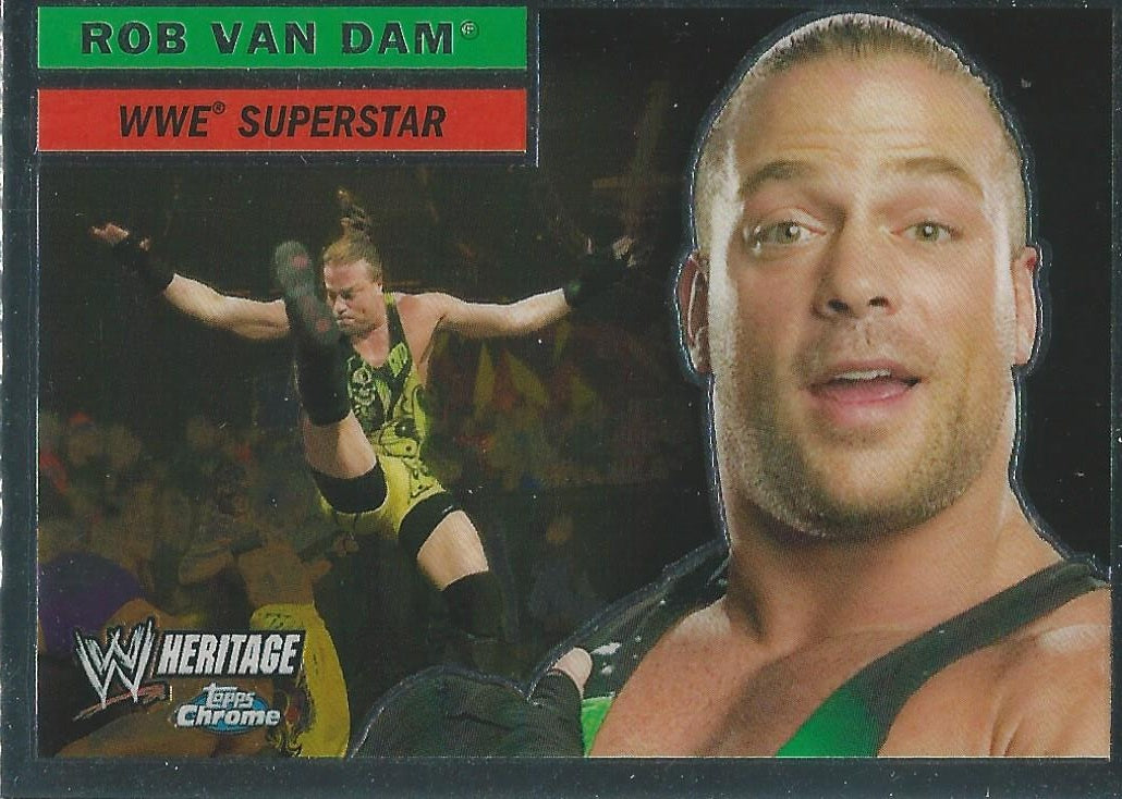 WWE Topps Chrome Heritage 2006 Rob Van Dam #26