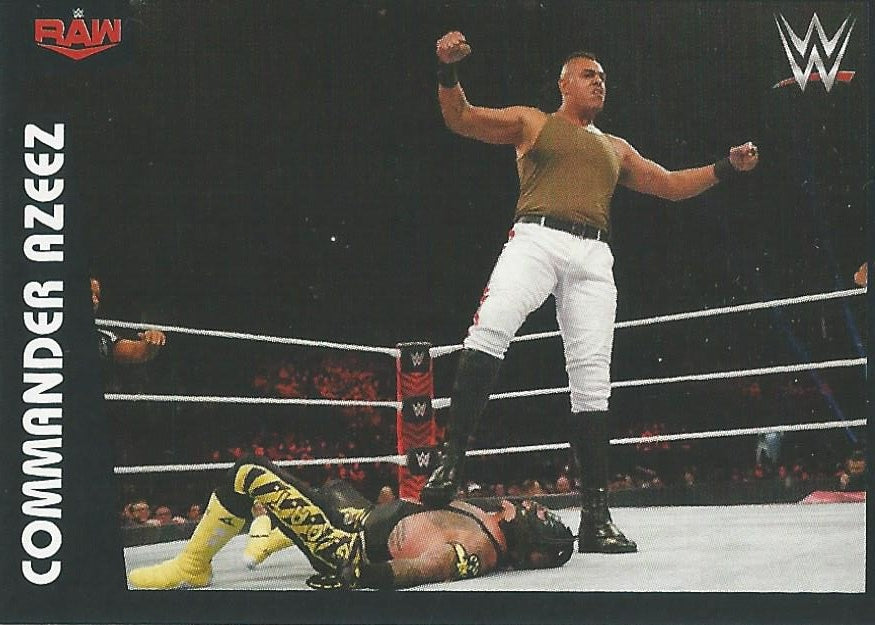 WWE Panini 2022 Sticker Collection Commander Azeez #26
