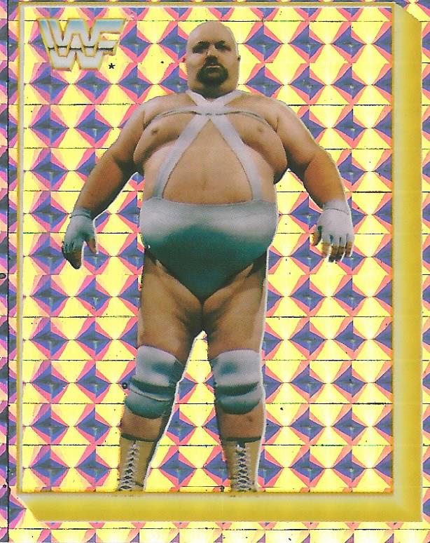 WWF Merlin Sticker 1994 Bastion Booger #194 Version 2