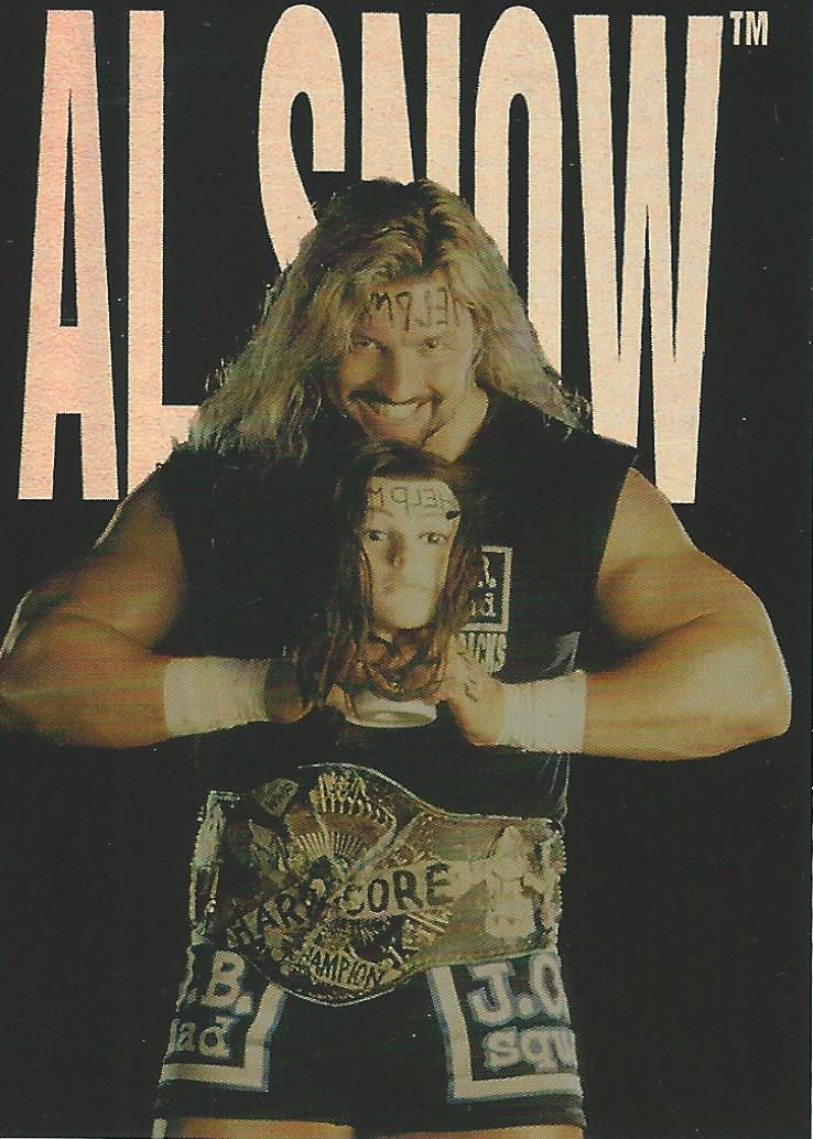 WWF No Mercy 2000 Al Snow C5 trading card PW Catalog