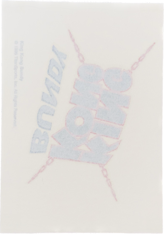 WWF Tattoos 1995 King Kong Bundy Logo from Germany Pwcatalog