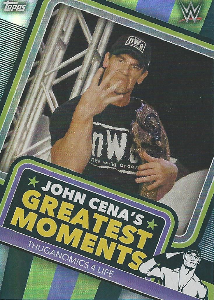 Topps WWE Superstars 2021 John Cena JC6 trading card PW Catalog