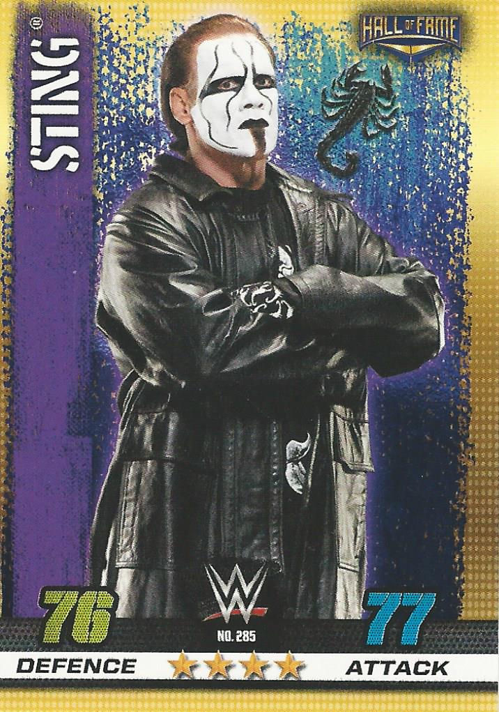 WWE Topps Slam Attax 10th Edition 2017 Sting #285