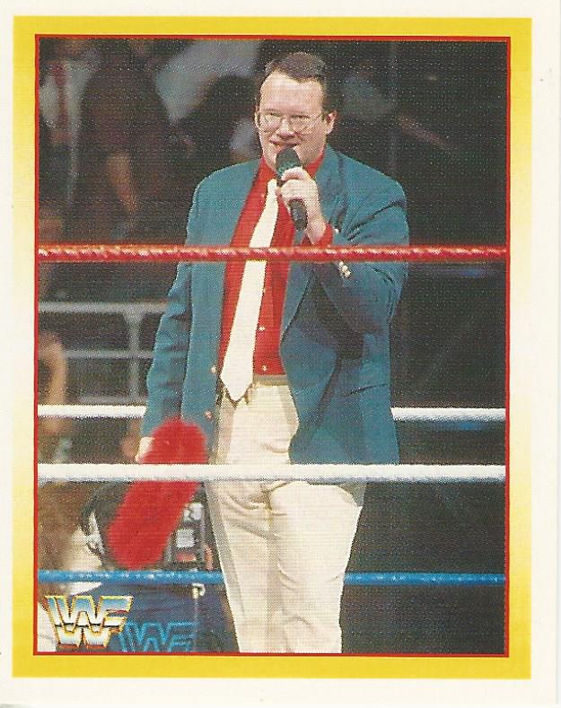 WWF Merlin Stickers 1995 Jim Cornette #289