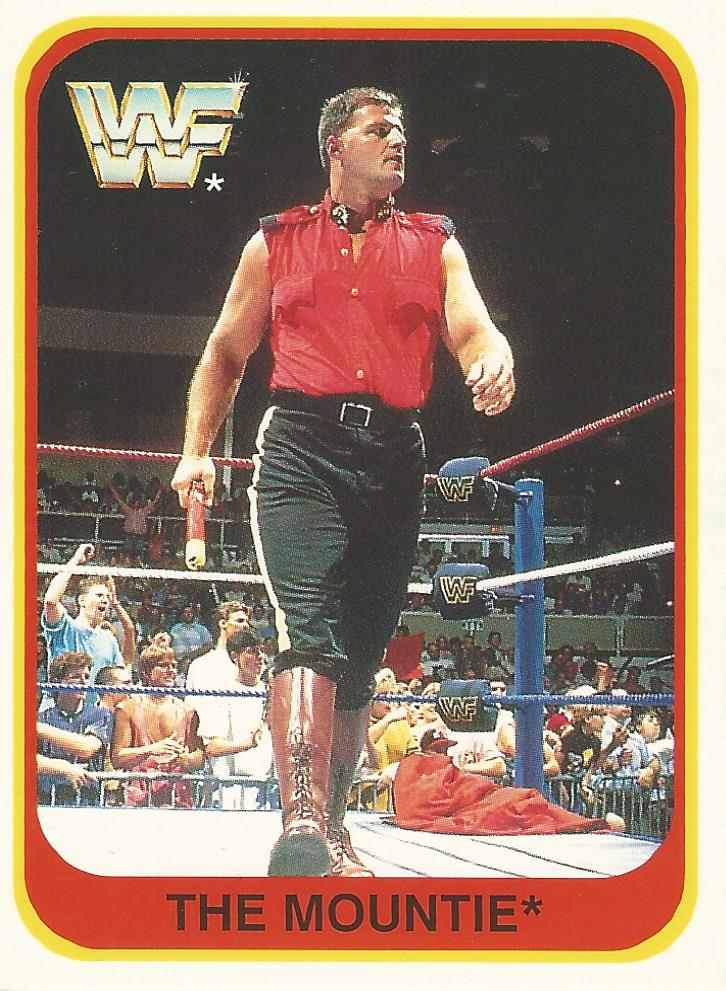 WWF Merlin 1991 The Mountie #28
