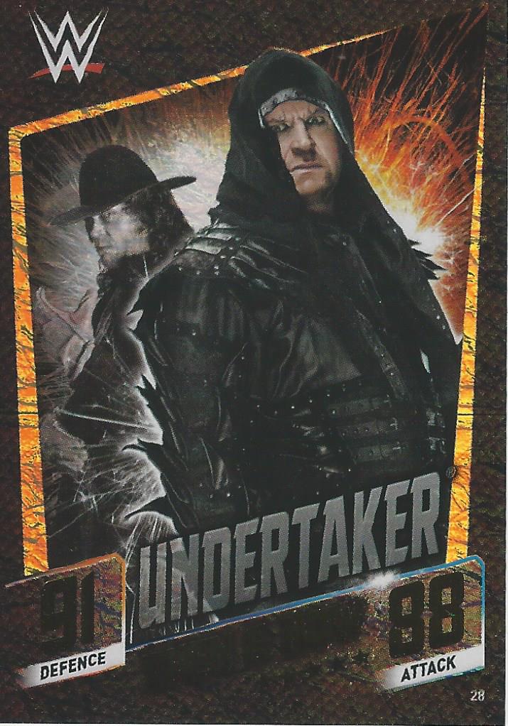 WWE Topps Slam Attax 2015 Then Now Forever Undertaker #28