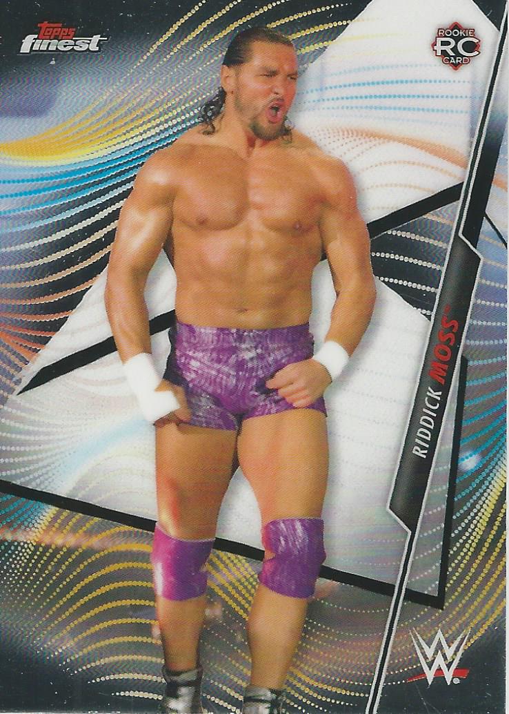 WWE Topps Finest 2020 Riddick Moss #28