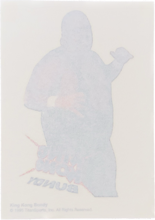 WWF Tattoos 1995 King Kong Bundy from Germany Pwcatalog